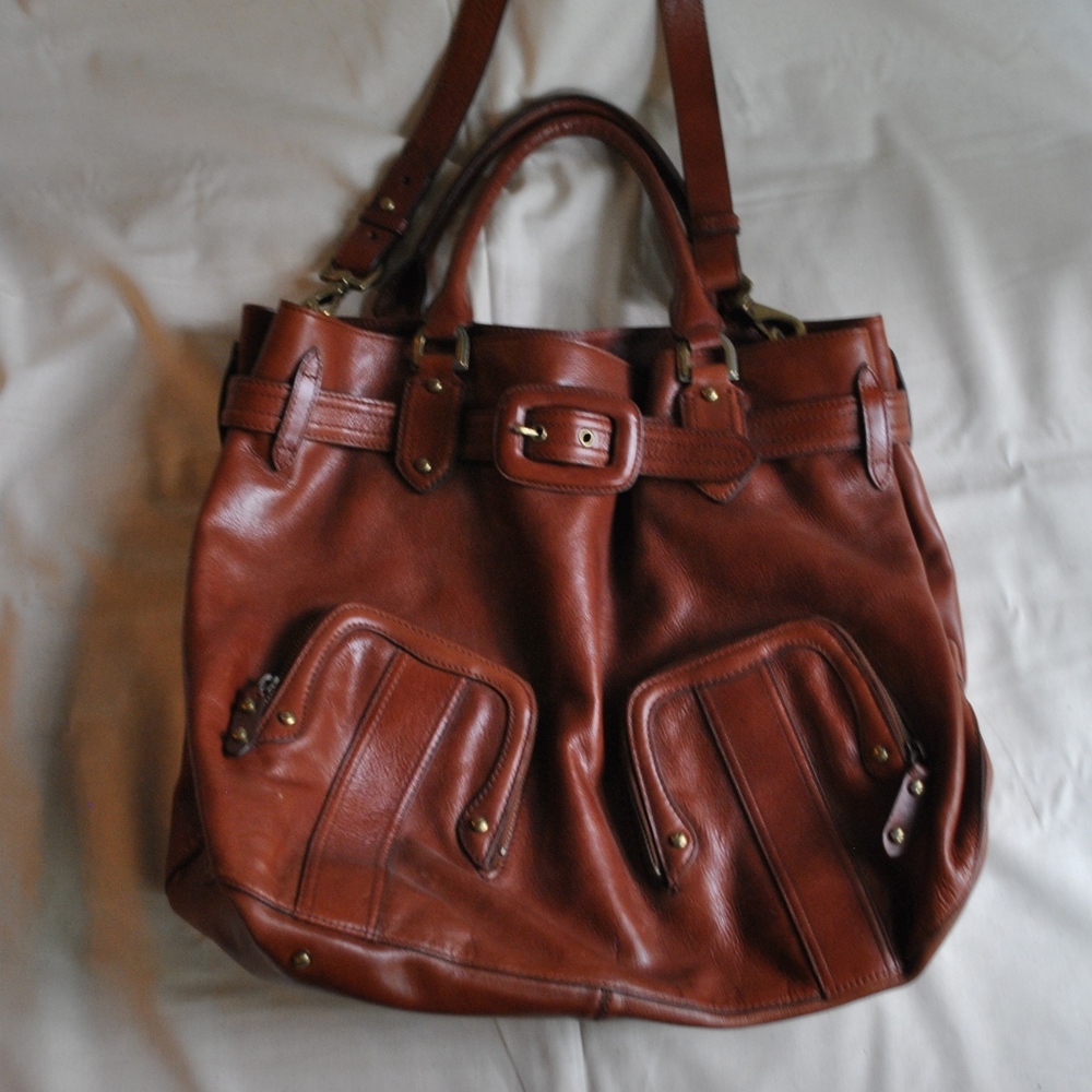 Cole Haan leather satchel